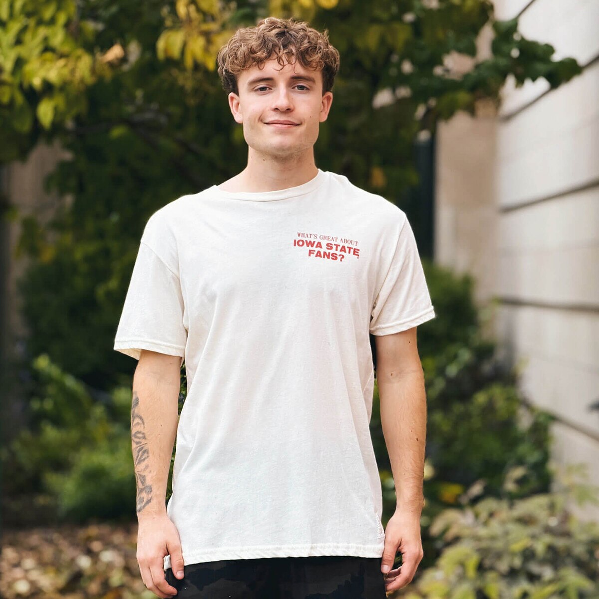 Retro Brand For the Fans Vintage White Short Sleeve T-shirt front